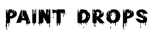 Paint Drops字体