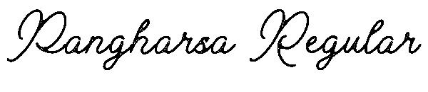 Pangharsa Regular字体