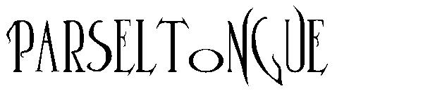 Parseltongue字体
