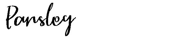 Parsley字体