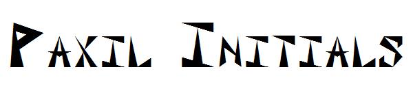 Paxil Initials字体