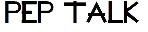 Pep Talk字体
