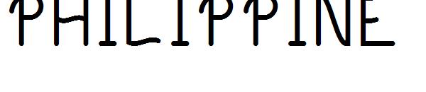 Philippine字体