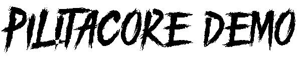 PILITACORE DEMO字体