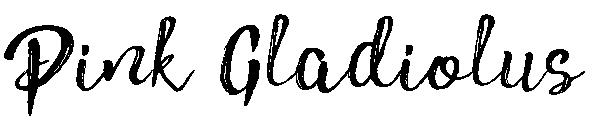 Pink Gladiolus字体