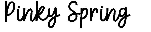 Pinky Spring字体