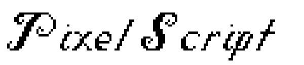 Pixel Script字体
