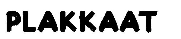 Plakkaat字体