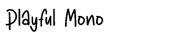 Playful Mono字体