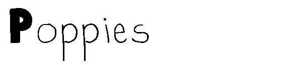 Poppies字体