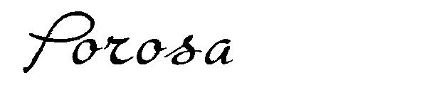Porosa字体