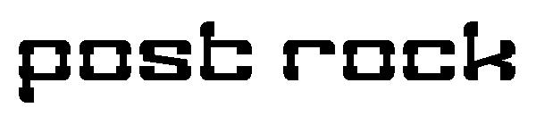 post rock字体