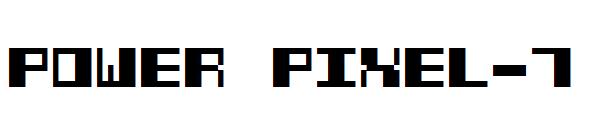 Power Pixel-7字体