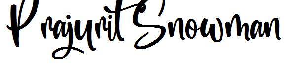 Prajurit Snowman字体