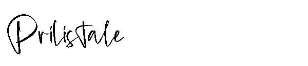 Prilistale字体
