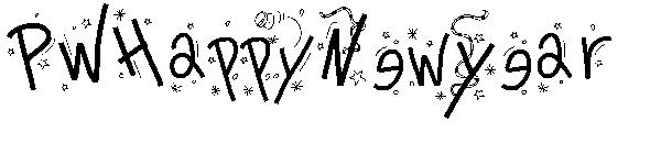 PWHappyNewYear字体