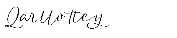 Qarllottey字体