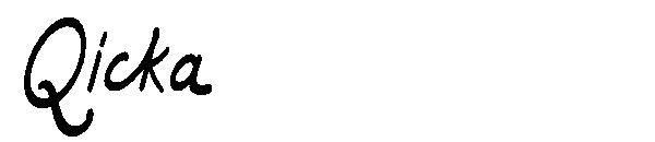 Qicka字体