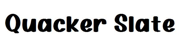 Quacker Slate字体