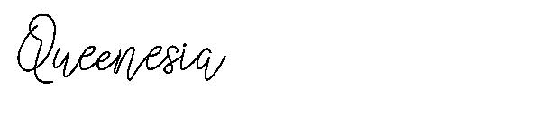 Queenesia字体