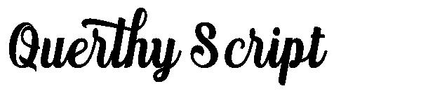 Querthy Script字体