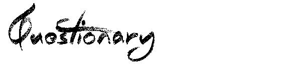 Questionary字体