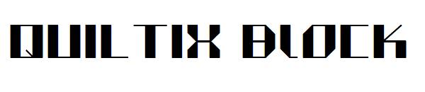 QUILTIX Block字体