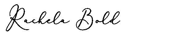 Rachela Bold字体