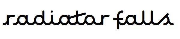 Radiator Falls字体