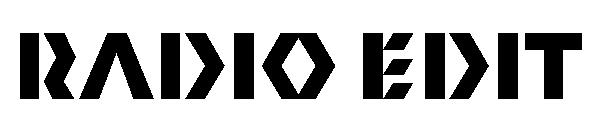 Radio Edit字体