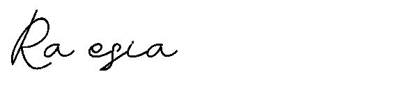 Raflesia字体