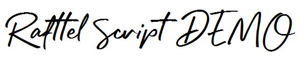 Rafttel Script DEMO字体