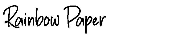 Rainbow Paper字体