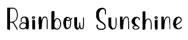 Rainbow Sunshine字体