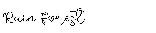 Rain Forest字体