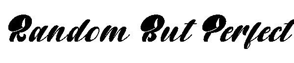 Random But Perfect字体