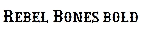 Rebel Bones bold字体