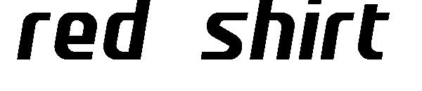 red shirt字体