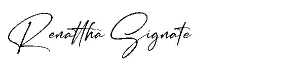 Renattha Signate字体