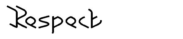 Respect字体