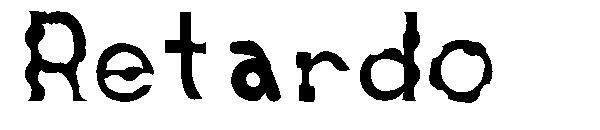 Retardo字体