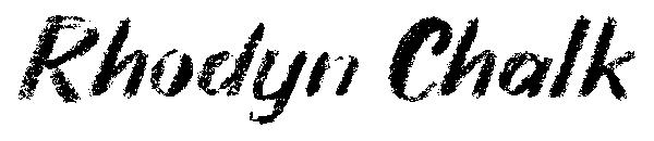 Rhodyn Chalk字体