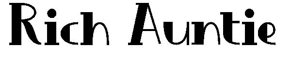 Rich Auntie字体