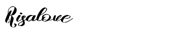 Risalove字体