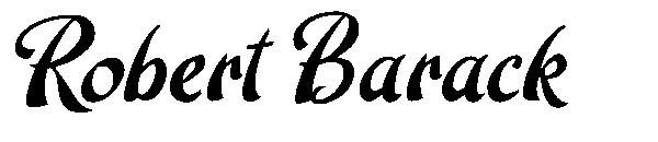 Robert Barack字体