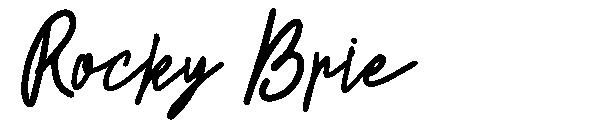 Rocky Brie字体
