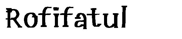 Rofifatul字体