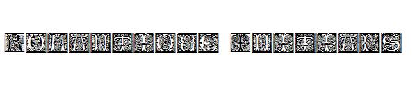 Romantique Initials字体