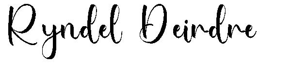 Ryndel Deirdre字体