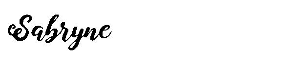 Sabryne字体